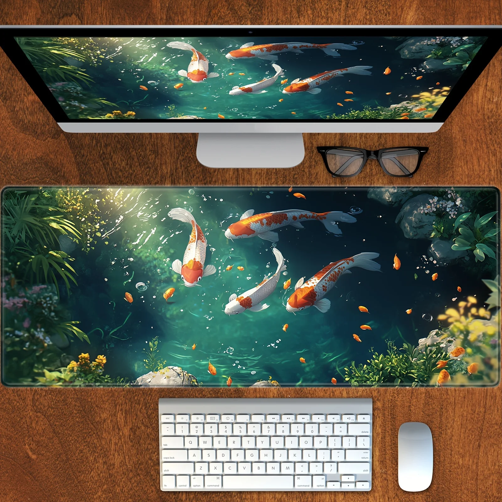 Colorful Koi Anime Mouse Pad Large Size Computer Offices Game Mat Rubber Anti-slip Gaming Accessories Keyboard Long Desktop Pads
Colorful Koi Anime Mouse Pad Large Size Computer Offices Game Mat Rubber Anti-slip Gaming Accessories Keyboard Long Desktop Pads