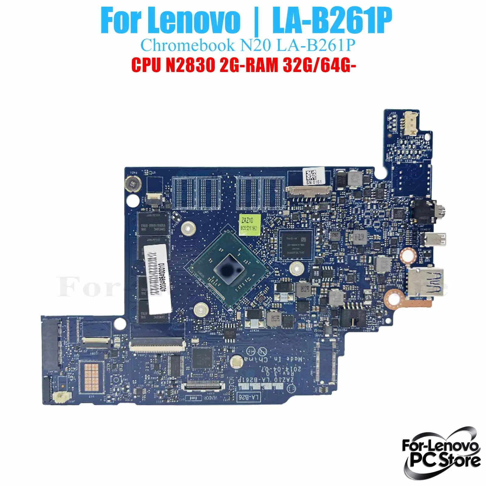 LA-B261P For LENOVO Chromebook Chromebook N20 LA-B261P Notebook Motherboard 100% Tested Laptop Mainboard
LA-B261P For LENOVO Chromebook Chromebook N20 LA-B261P Notebook Motherboard 100% Tested Laptop Mainboard