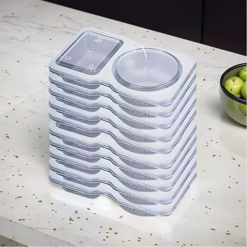 15/30 Pcs Double Compartment Seasoning Container With Lid Portable Compartment Snack Container For Daily Outdoor Picnic
15/30 Pcs Double Compartment Seasoning Container With Lid Portable Compartment Snack Container For Daily Outdoor Picnic