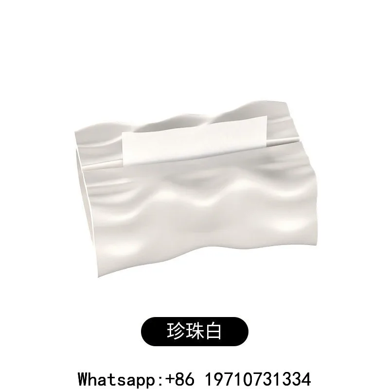 Premium Sense Light Luxury Tissue Box Desktop Living Room High-end Paper Draw Box Square Towel Box Design Sense
Premium Sense Light Luxury Tissue Box Desktop Living Room High-end Paper Draw Box Square Towel Box Design Sense