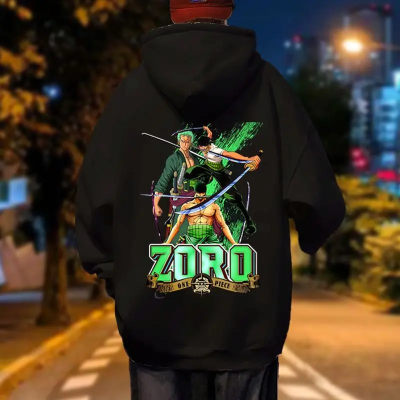 2025 One Piece Zoro Autumn/Winter Men's and Women's Hooded Sweatshirts Thin Fleece and Thickened Couple Loose Jackets
2025 One Piece Zoro Autumn/Winter Men's and Women's Hooded Sweatshirts Thin Fleece and Thickened Couple Loose Jackets