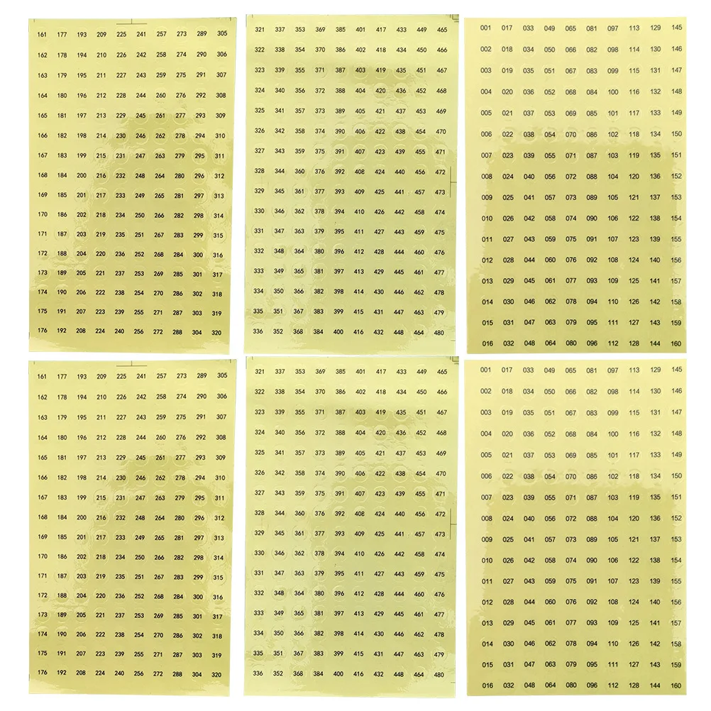 6 Sheets Waterproof Digital Label Stickers Adhesive Number Tag Decals Nail Polish Color Number Marking Durable Long Lasting Wear
6 Sheets Waterproof Digital Label Stickers Adhesive Number Tag Decals Nail Polish Color Number Marking Durable Long Lasting Wear