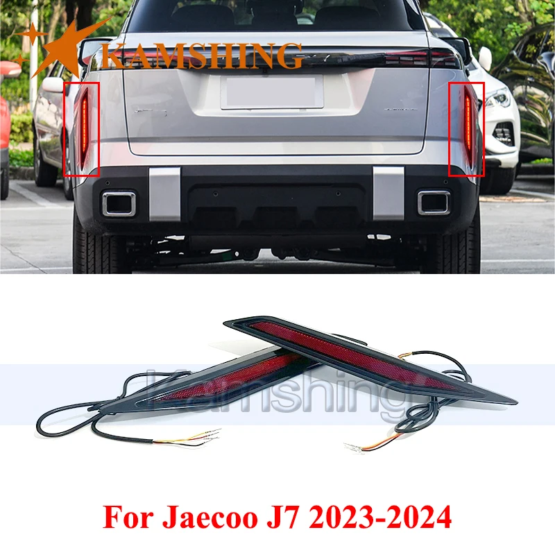 CAPQX 1 пара светодиодных фонарей заднего бампера для Jaecoo J7 2023-2024 Светодиодный потоковый фонарь Задний стоп-сигнал Предупреждающая лампа указателя поворота
CAPQX 1 пара светодиодных фонарей заднего бампера для Jaecoo J7 2023-2024 Светодиодный потоковый фонарь Задний стоп-сигнал Предупреждающая лампа указателя поворота