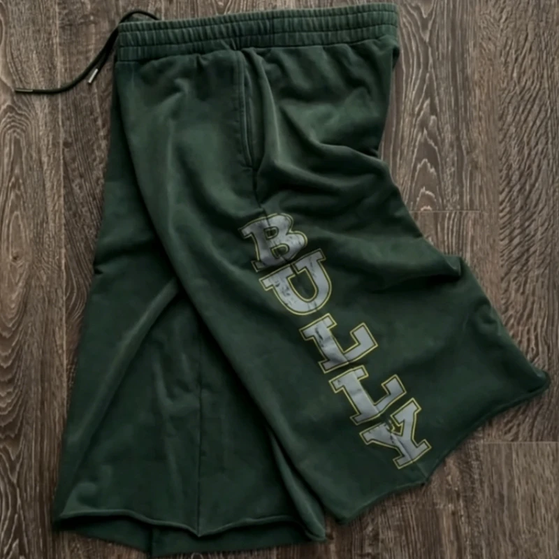 Y2K Retro Green Drawstring Shorts Reflective Print Distressed Bermuda Shorts American Casual Streetwear Unisex Baggy Sweatpants
Y2K Retro Green Drawstring Shorts Reflective Print Distressed Bermuda Shorts American Casual Streetwear Unisex Baggy Sweatpants