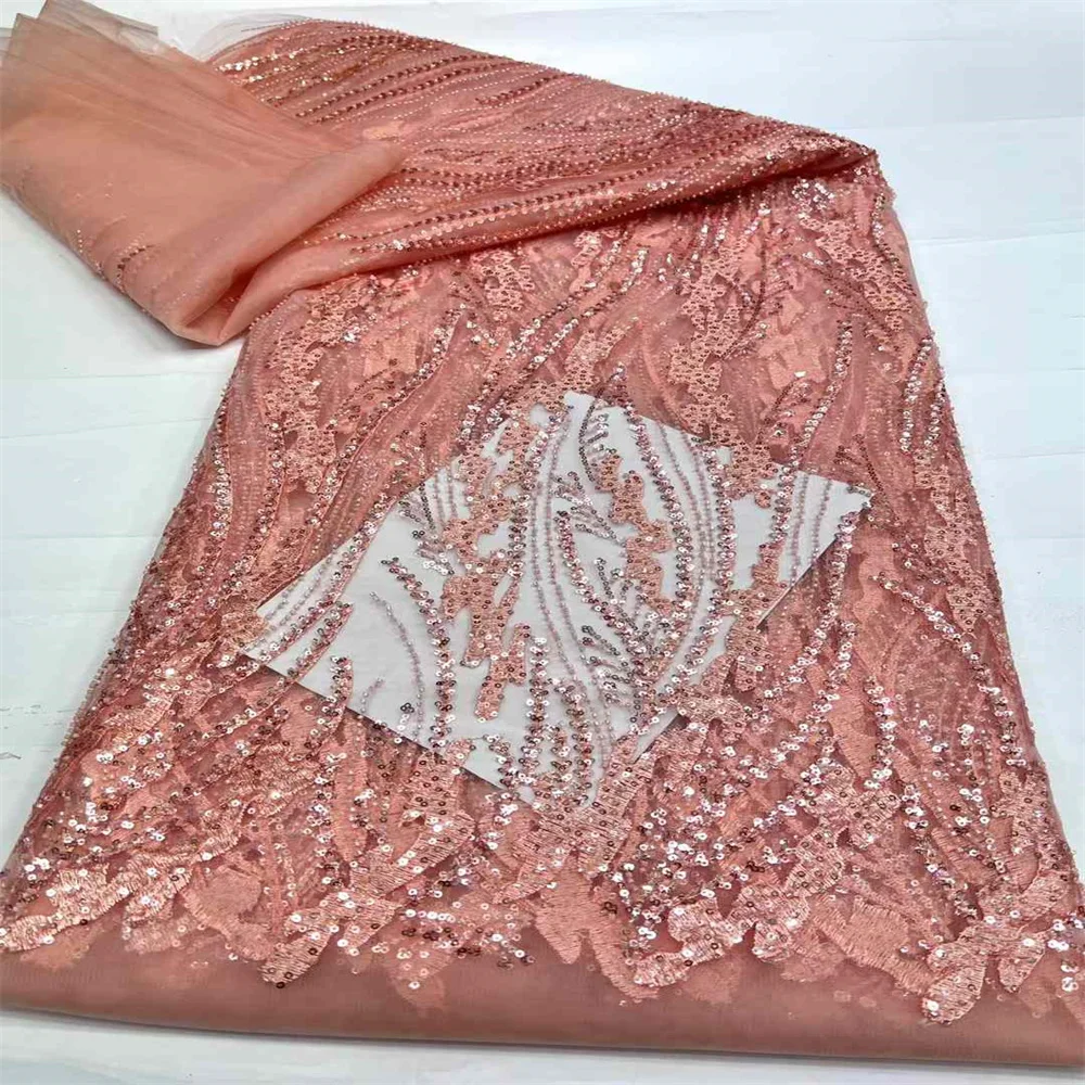 2024 New African Nigerian French High Quality 2024 Hot Sale Lace Fabric With Beads Sequins Bride Party Wedding Embroiderg Dress
2024 New African Nigerian French High Quality 2024 Hot Sale Lace Fabric With Beads Sequins Bride Party Wedding Embroiderg Dress