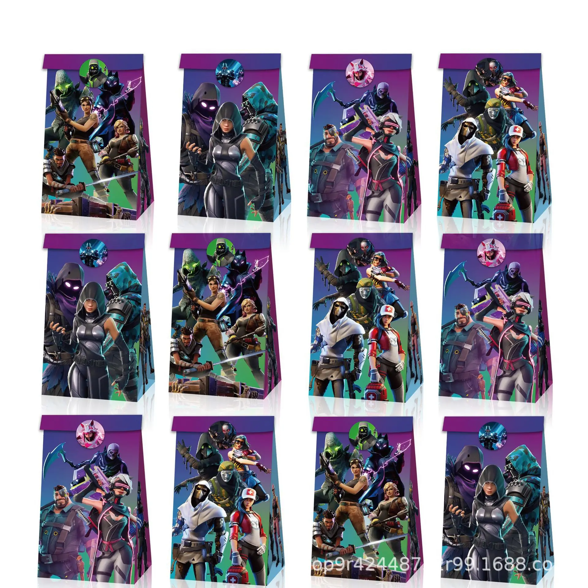 12pcs Fortnites Christmas Party Gift Bag Creative Bag Cartoon Pattern Candy Sack Kraft Candy Bags Halloween Party Supplies Gift
12pcs Fortnites Christmas Party Gift Bag Creative Bag Cartoon Pattern Candy Sack Kraft Candy Bags Halloween Party Supplies Gift