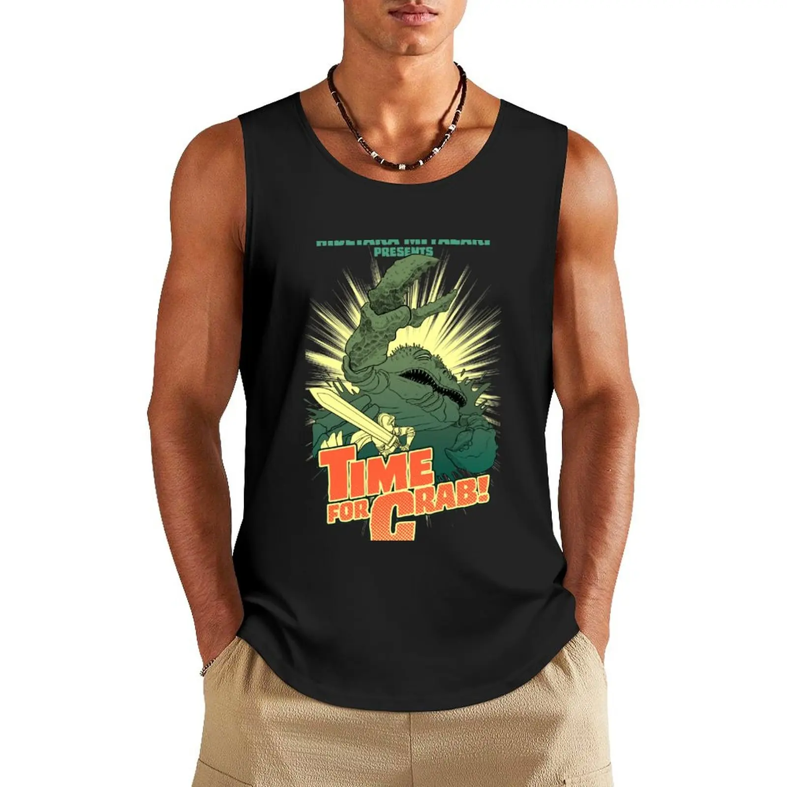 Time for Crab Tank Top summer clothes man 2024 Man gym clothes Men's sleeveless
Time for Crab Tank Top summer clothes man 2024 Man gym clothes Men's sleeveless