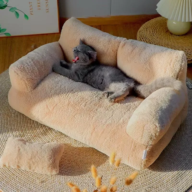 YOKEE Luxury Cat Bed Super Soft Warm Sofa for Small Dogs Detachable Washable Non-slip Kitten Puppy Sleeping House Pet Supplies
YOKEE Luxury Cat Bed Super Soft Warm Sofa for Small Dogs Detachable Washable Non-slip Kitten Puppy Sleeping House Pet Supplies