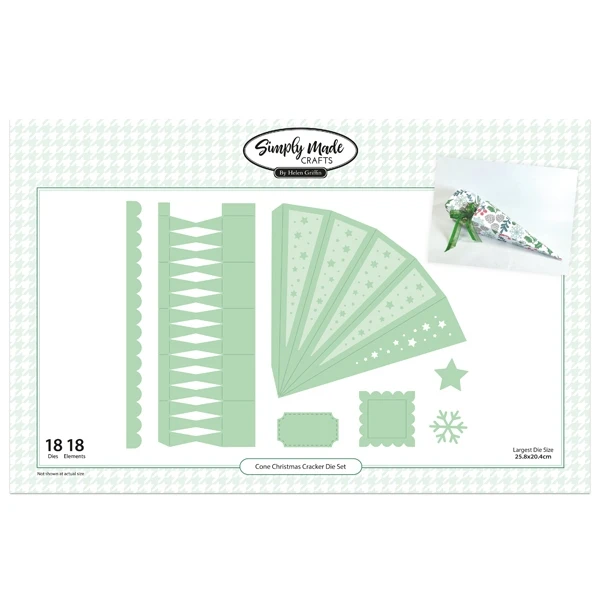 New 2025 Big Cone Christmas Tree Gift Box Pocket Die Bag Cutting Dies Scrapbooking Card Making Frame Craft
New 2025 Big Cone Christmas Tree Gift Box Pocket Die Bag Cutting Dies Scrapbooking Card Making Frame Craft