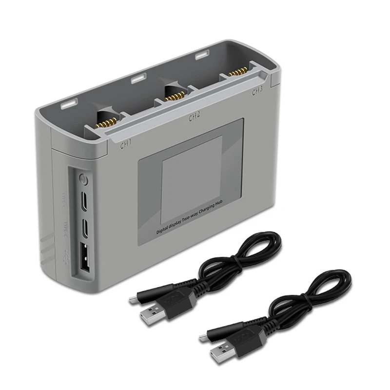 Drone Batteries Colorful Screen Digital Display Two Way Charging Hub USB Battery Charger For DJI Mini SE Accessories
Drone Batteries Colorful Screen Digital Display Two Way Charging Hub USB Battery Charger For DJI Mini SE Accessories