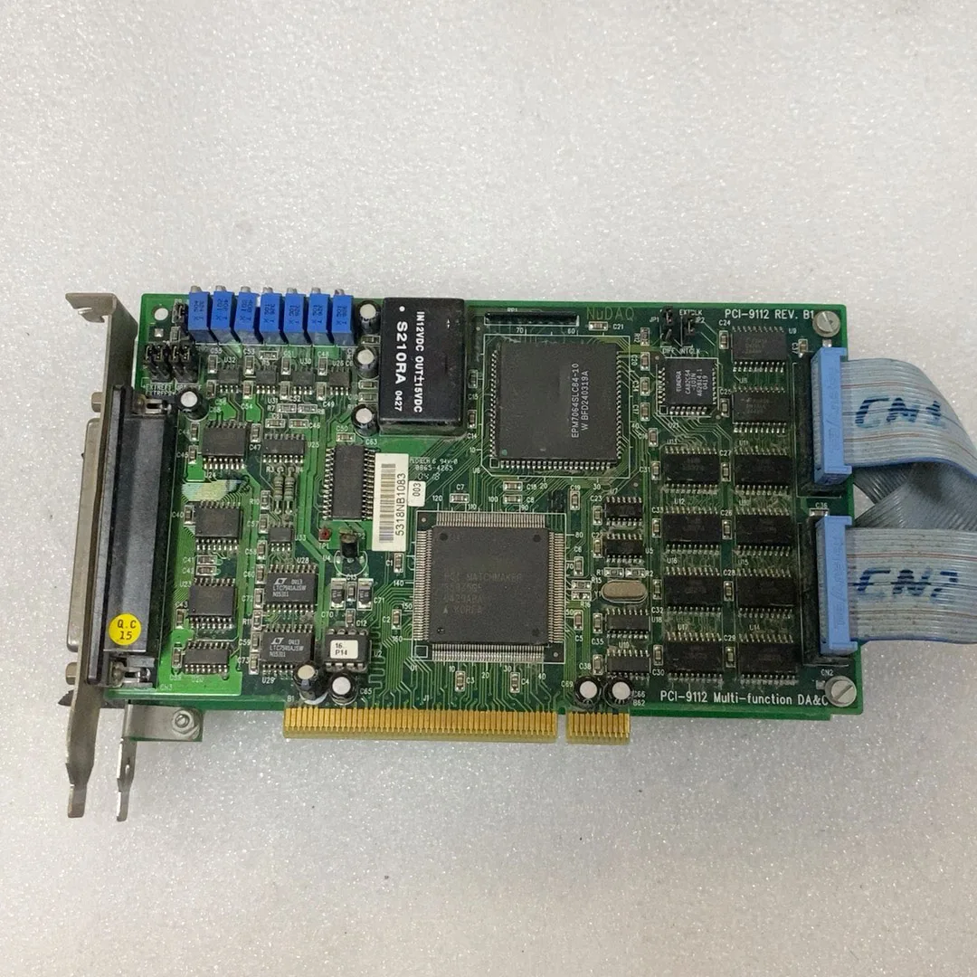 PCI-9112 REV. B1PCI Acquisition Card Multifunctional Data Acquisition Card Perfect Tested PCI-9112 REV. B1
PCI-9112 REV. B1PCI Acquisition Card Multifunctional Data Acquisition Card Perfect Tested PCI-9112 REV. B1