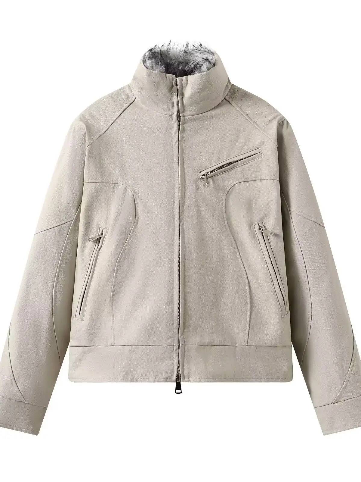 Men's Workwear Sle Stand Collar Jaet Thiened Warm Loose Multi-ket Outerwear Cotton Coat Faionable Autumn Winter Ne...
Men's Workwear Sle Stand Collar Jaet Thiened Warm Loose Multi-ket Outerwear Cotton Coat Faionable Autumn Winter Ne...