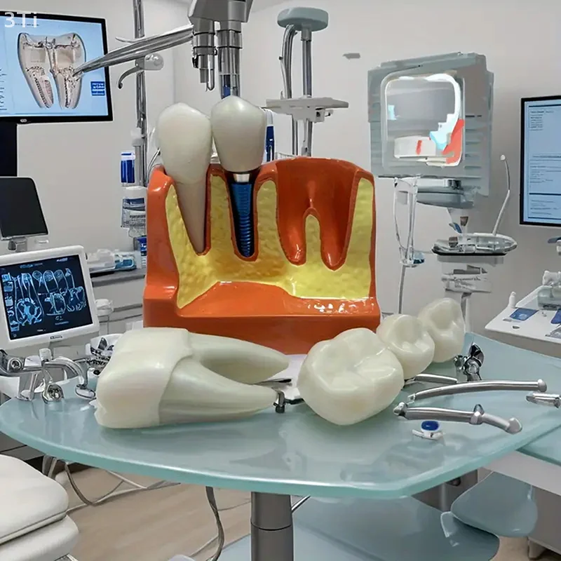 Стоматологический 4-кратный имплантат, модель зубов, анализ, демонстрация коронного моста, съемная модель, обучение стоматологии, обучающая модель
Стоматологический 4-кратный имплантат, модель зубов, анализ, демонстрация коронного моста, съемная модель, обучение стоматологии, обучающая модель