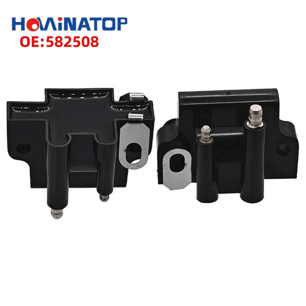 HOWINATOP 582508 5179 18-5179 72010 183-2508 Ignition Coil for Johnson Evinrude Outboard 6HP-200HP 1985-2004 OEM Replacement
HOWINATOP 582508 5179 18-5179 72010 183-2508 Ignition Coil for Johnson Evinrude Outboard 6HP-200HP 1985-2004 OEM Replacement