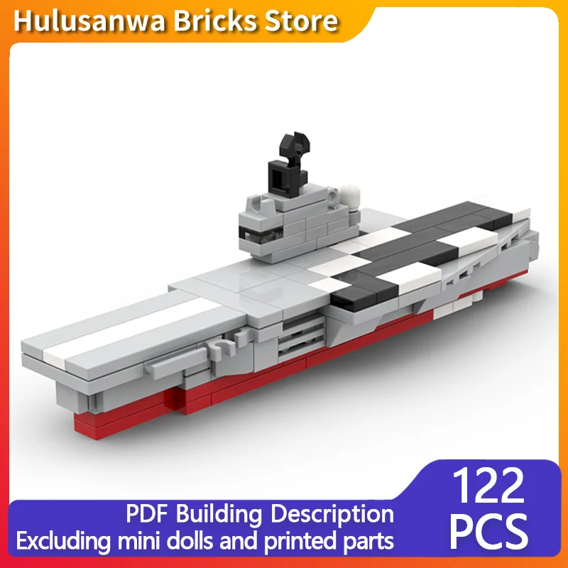 USS CV-16 Aircraft Carrier Model MOC Building Bricks War Equipment Modular Technology Gifts Holiday Assemble Children Toys Suit
USS CV-16 Aircraft Carrier Model MOC Building Bricks War Equipment Modular Technology Gifts Holiday Assemble Children Toys Suit