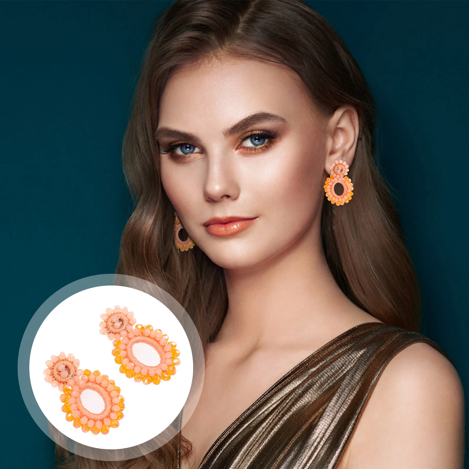 Bohemian Earrings Beaded for Women Orange Handmade Trendy Summer Plastic Resin Drop Comfortable Skin
Bohemian Earrings Beaded for Women Orange Handmade Trendy Summer Plastic Resin Drop Comfortable Skin