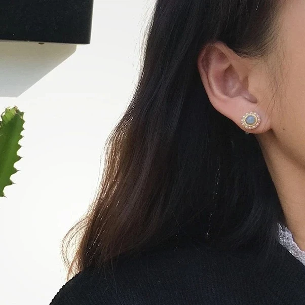 Tibetan Silver Imitation Pearl Round Stud Earring for Women Minimalist Vintage Fashion Jewelry Light Luxury Accessories
Tibetan Silver Imitation Pearl Round Stud Earring for Women Minimalist Vintage Fashion Jewelry Light Luxury Accessories