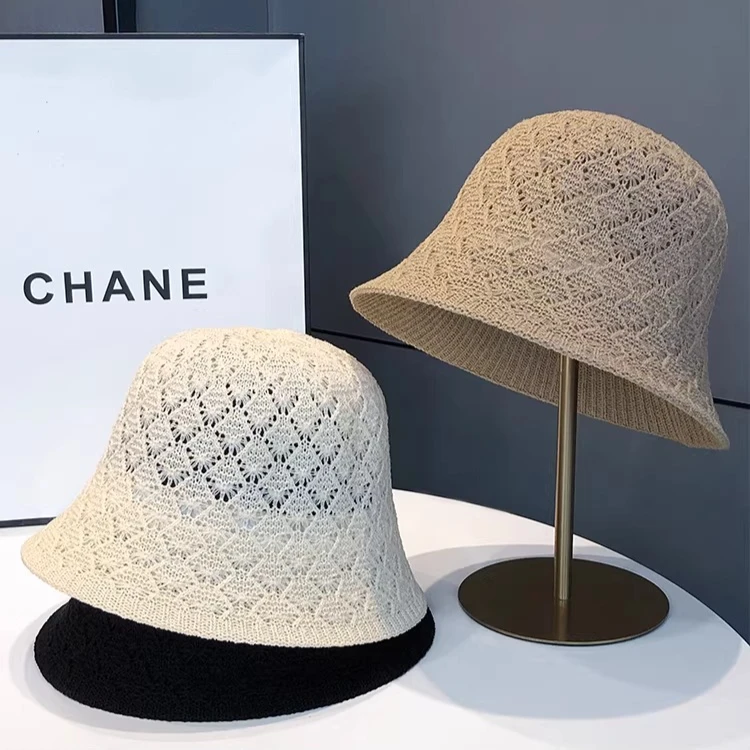 Japanese Hollow Knit Bucket Hat Women Summer Casual Breathable Sun Hat UV Protection Sun Bucket Cap
Japanese Hollow Knit Bucket Hat Women Summer Casual Breathable Sun Hat UV Protection Sun Bucket Cap