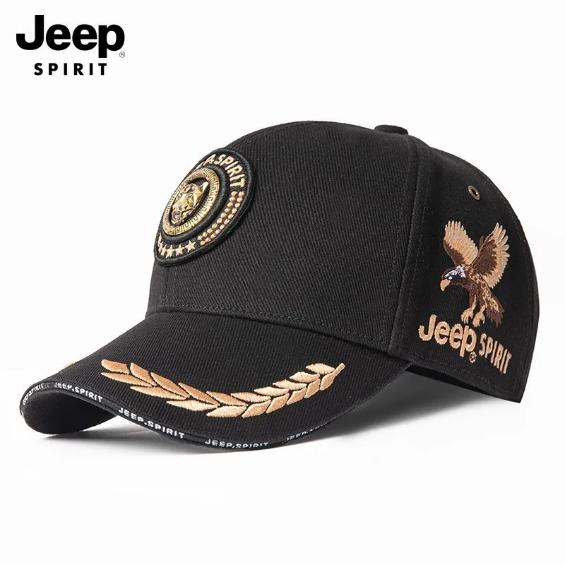 JEEP SPIRIT pure cotton embroidered baseball cap men's and women's four season outdoor sports duckbill cap sun hat
JEEP SPIRIT pure cotton embroidered baseball cap men's and women's four season outdoor sports duckbill cap sun hat