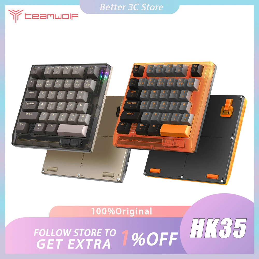 Teamwalf Hitboy HK35 Magnetic Switch Keyboard Single Hand Wired Keyboard Semi Aluminum 8k Rgb Gamer Keyboard For FPS Valorant
Teamwalf Hitboy HK35 Magnetic Switch Keyboard Single Hand Wired Keyboard Semi Aluminum 8k Rgb Gamer Keyboard For FPS Valorant