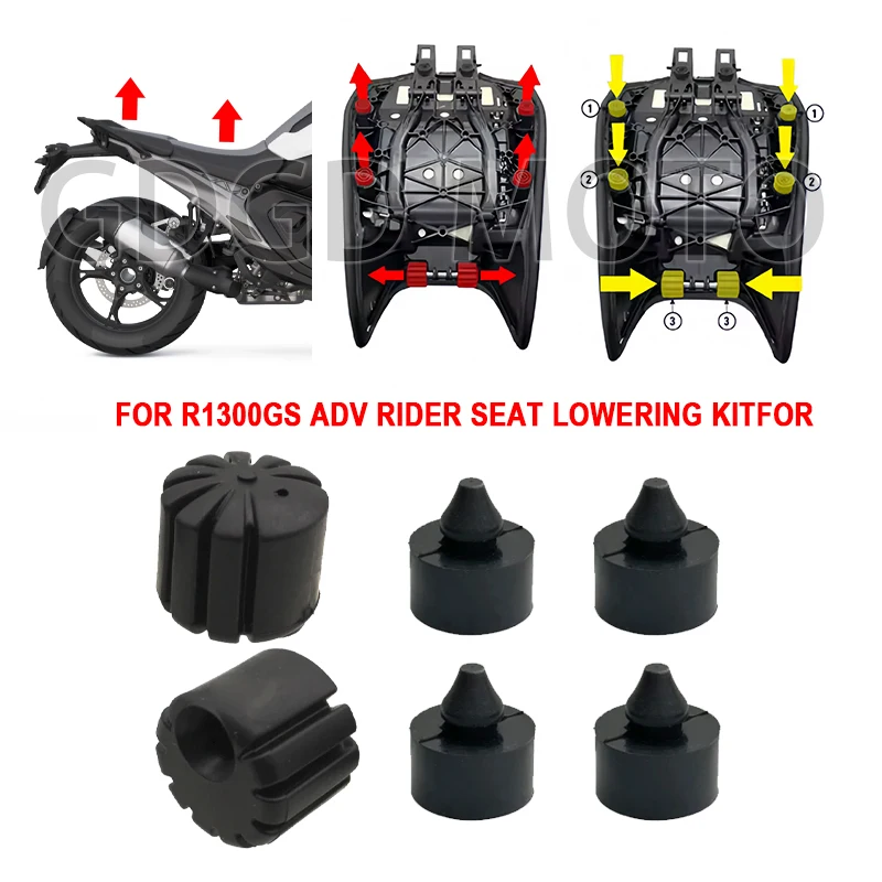 For BMW R1300GS R 1300GS GS1300 ADV GS1300 2023 2024 2025 Motorcycle Accessories r1300gs Rider Seat Height Adjustment Kit 10mm
For BMW R1300GS R 1300GS GS1300 ADV GS1300 2023 2024 2025 Motorcycle Accessories r1300gs Rider Seat Height Adjustment Kit 10mm
