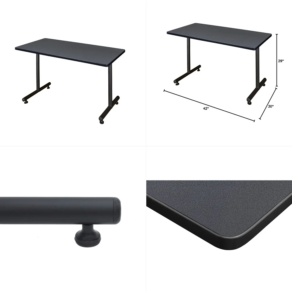 Kee 42 in. Medium Round Breakroom Table Mahogany Top, Black Legs
Kee 42 in. Medium Round Breakroom Table Mahogany Top, Black Legs