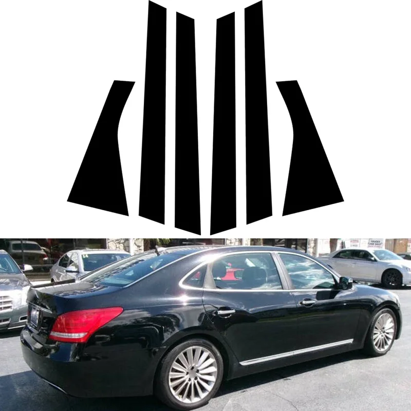 6Pcs For Hyundai Equus 2011-2016 Glossy Black Car Pillar Post Door Window Column BC Trim Sticker Cover Decorative Accessories 
6Pcs For Hyundai Equus 2011-2016 Glossy Black Car Pillar Post Door Window Column BC Trim Sticker Cover Decorative Accessories