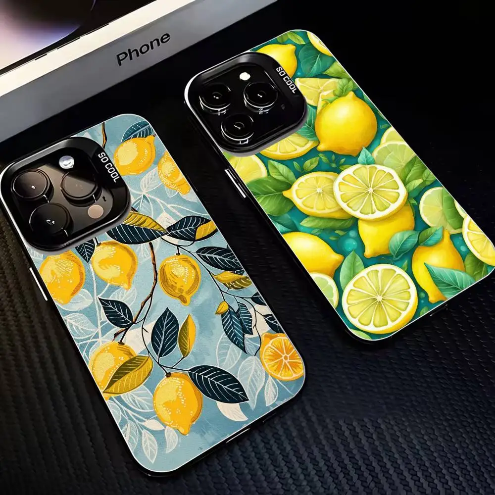 Fruit lemon Painting Phone Case For iPhone 16,15,14,13,12,11,Mini,Pro,MAX Black Matte Shockproof Cover
Fruit lemon Painting Phone Case For iPhone 16,15,14,13,12,11,Mini,Pro,MAX Black Matte Shockproof Cover