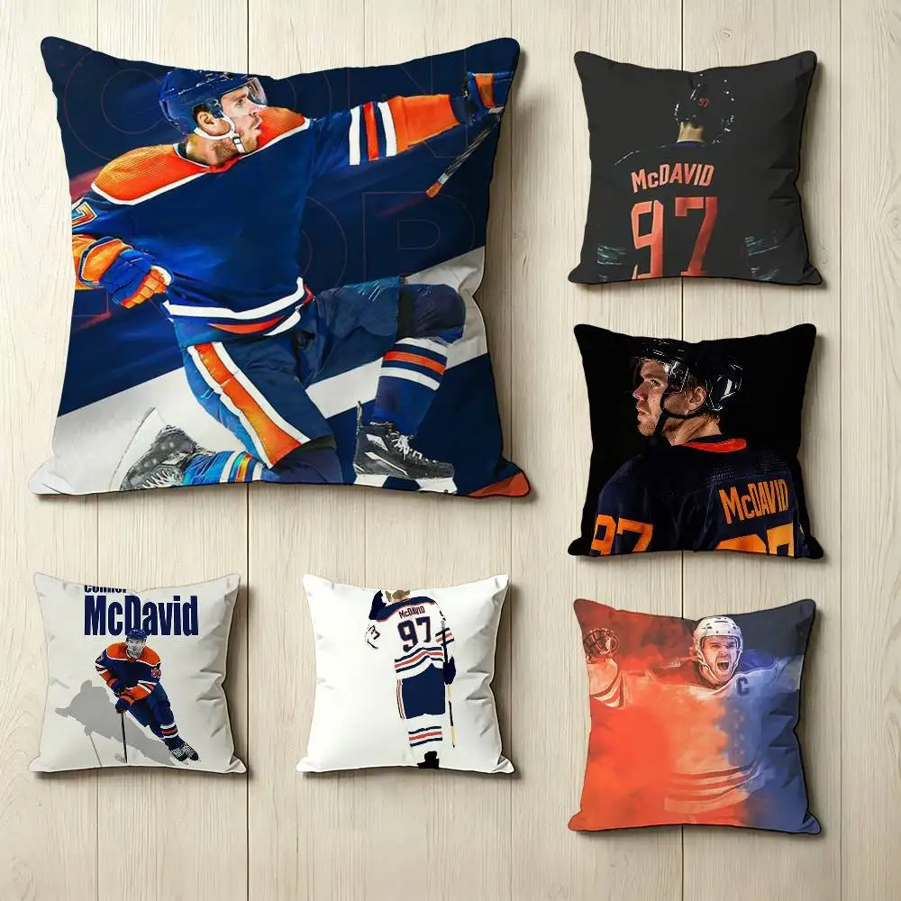 Ice hockey player C-Connor McDavid Square Double-Sided printed Pillow Case Bedroom Bedside Pillow Sofa Cushion Cover
Ice hockey player C-Connor McDavid Square Double-Sided printed Pillow Case Bedroom Bedside Pillow Sofa Cushion Cover