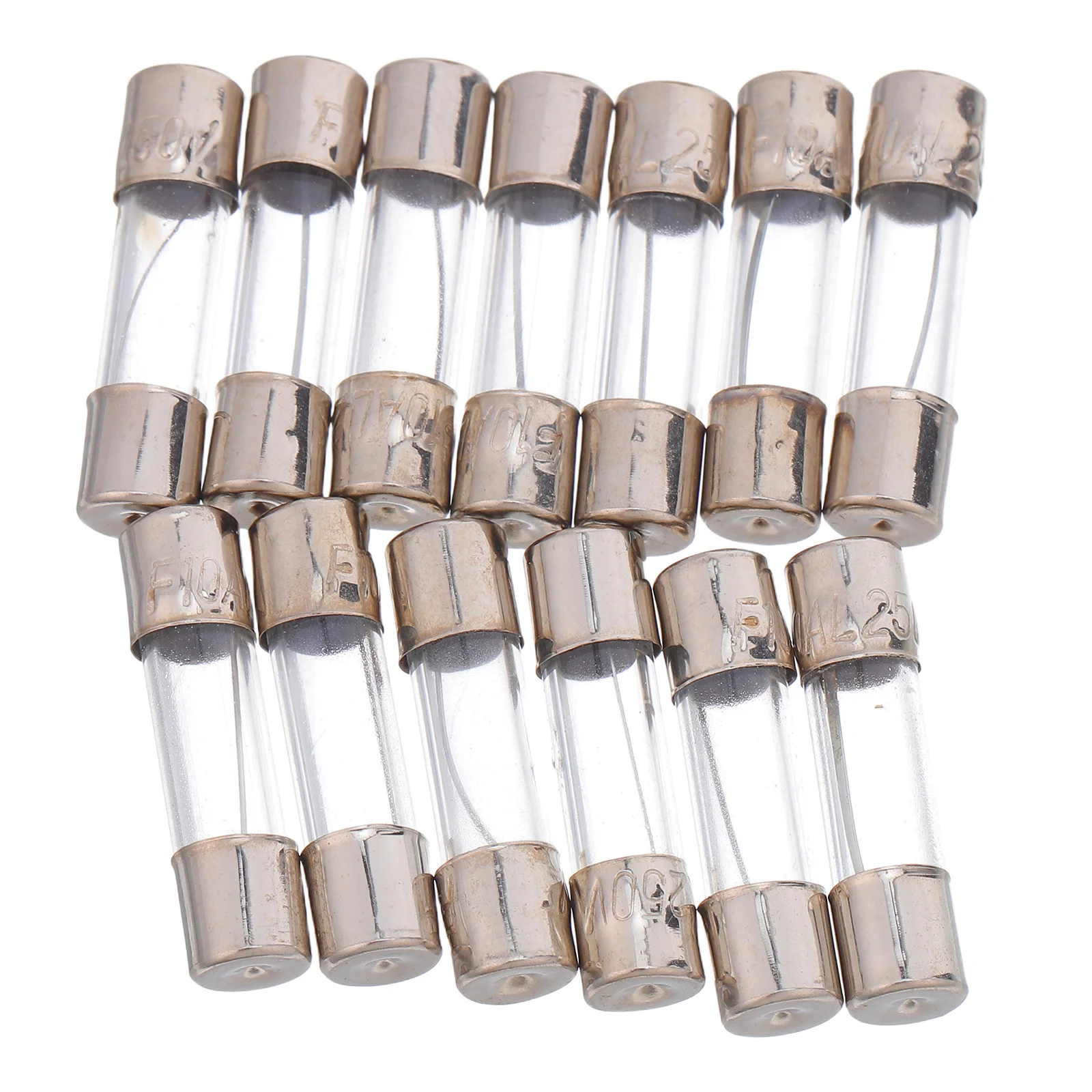 100Pcs Glass Tube Fuses 5x20mm 10A Fast Blow Replacement Fuse for Car Electronics Microwave Multimeter Circuit Protection
100Pcs Glass Tube Fuses 5x20mm 10A Fast Blow Replacement Fuse for Car Electronics Microwave Multimeter Circuit Protection