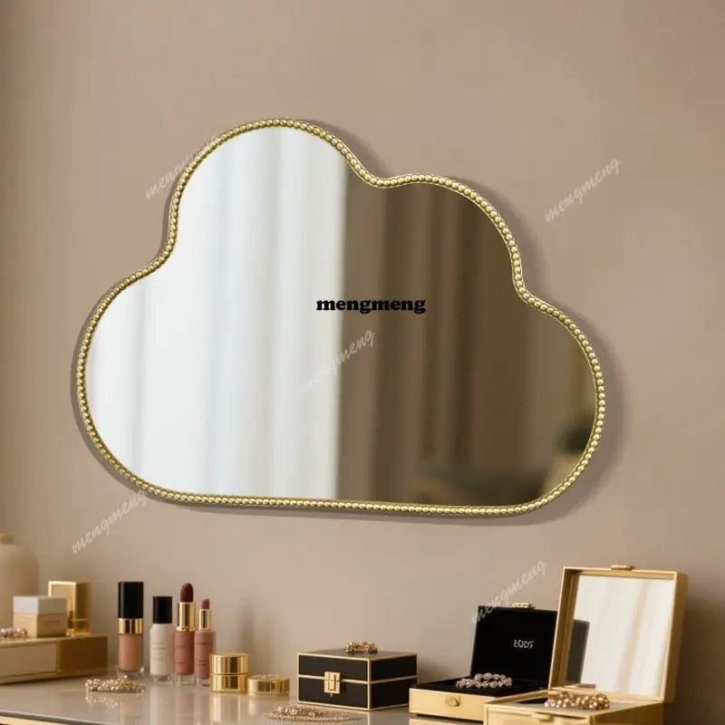 Design European Bathroom Mirror Rosegold Wall Irregular Aesthetic Mirror Makeup Girls Adornos Para El Hogar House Accessories
Design European Bathroom Mirror Rosegold Wall Irregular Aesthetic Mirror Makeup Girls Adornos Para El Hogar House Accessories