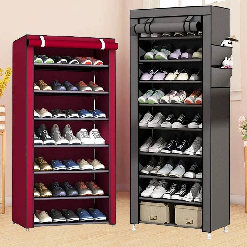 10 Tiers Shoe Rack Storage Organizer Home Standing Tall Shoe Rack Cabinet with Nonwoven Dustproof Cover
10 Tiers Shoe Rack Storage Organizer Home Standing Tall Shoe Rack Cabinet with Nonwoven Dustproof Cover