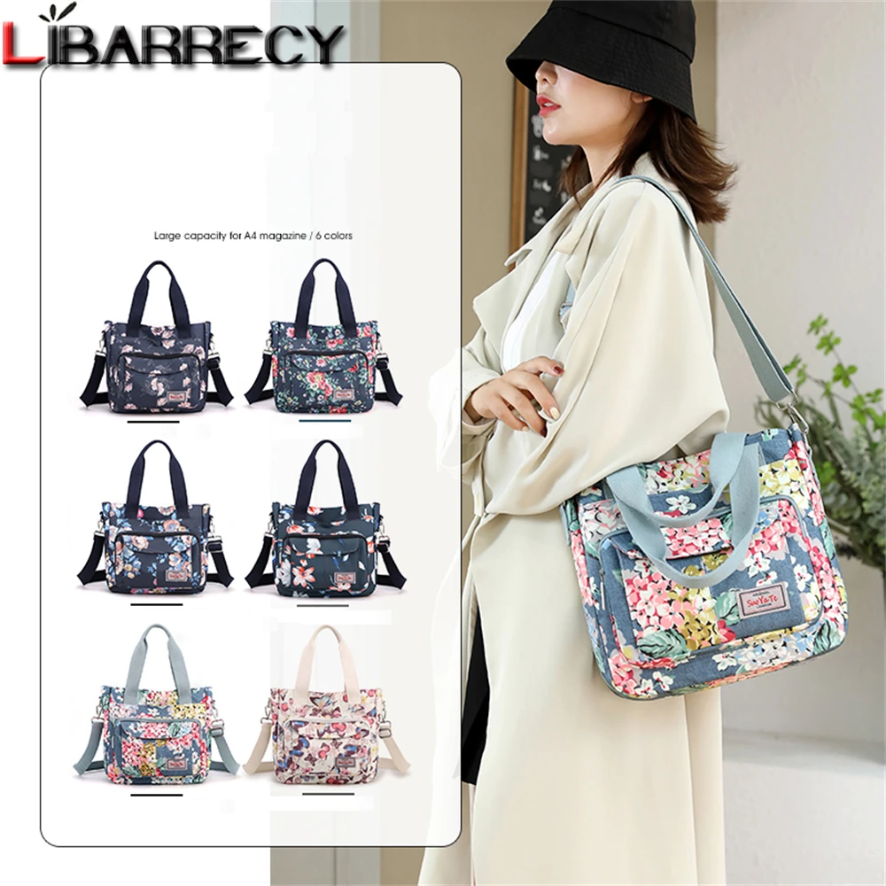 2022 Spring New Ladies Shoulder Bag Fashion Flower Pattern Design High Quality Nylon Women's Handbag Messenger Bags Bolso Mujer
2022 Spring New Ladies Shoulder Bag Fashion Flower Pattern Design High Quality Nylon Women's Handbag Messenger Bags Bolso Mujer