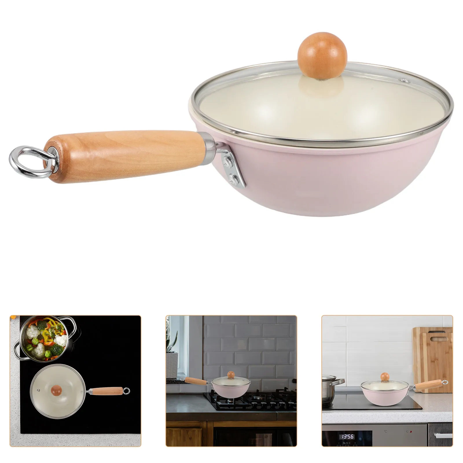 Mini Nonstick Iron Wok Pan with Clear Lid Frying Skillet for Induction Ready Gas Range Cooking Even Heat Retention Family Size
Mini Nonstick Iron Wok Pan with Clear Lid Frying Skillet for Induction Ready Gas Range Cooking Even Heat Retention Family Size