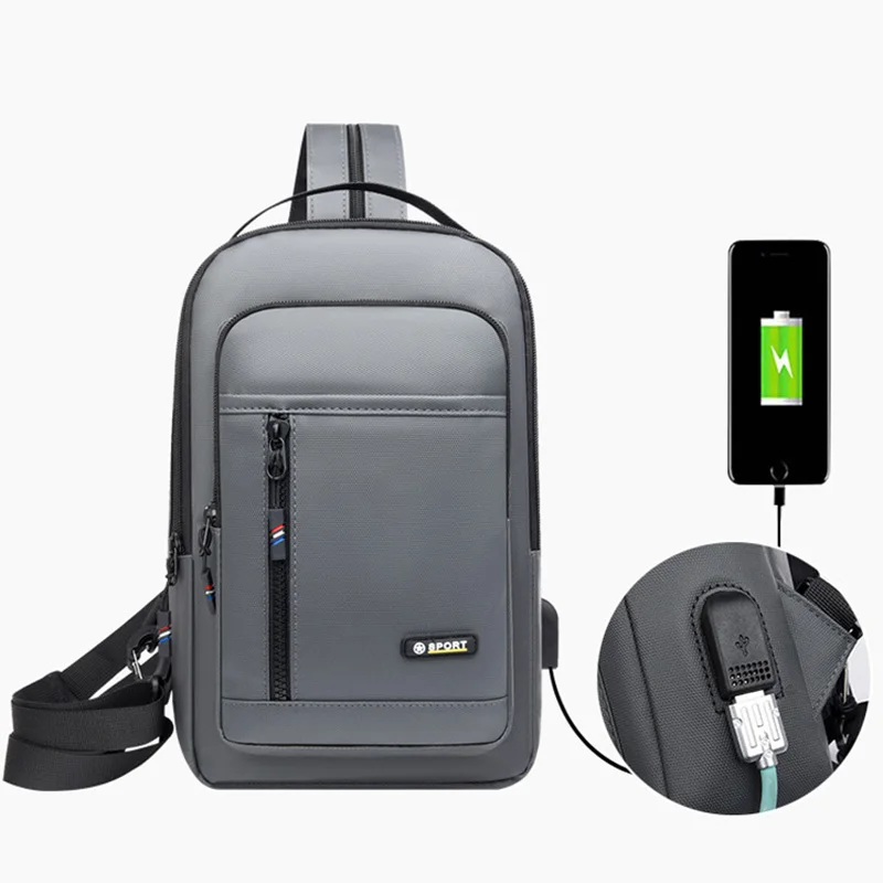 Men Backpack Lightweight Mini Shoulder Pack Portable Crossbody Bag Multifunctional Chest Bags with USB Charging Travel Bags
Men Backpack Lightweight Mini Shoulder Pack Portable Crossbody Bag Multifunctional Chest Bags with USB Charging Travel Bags