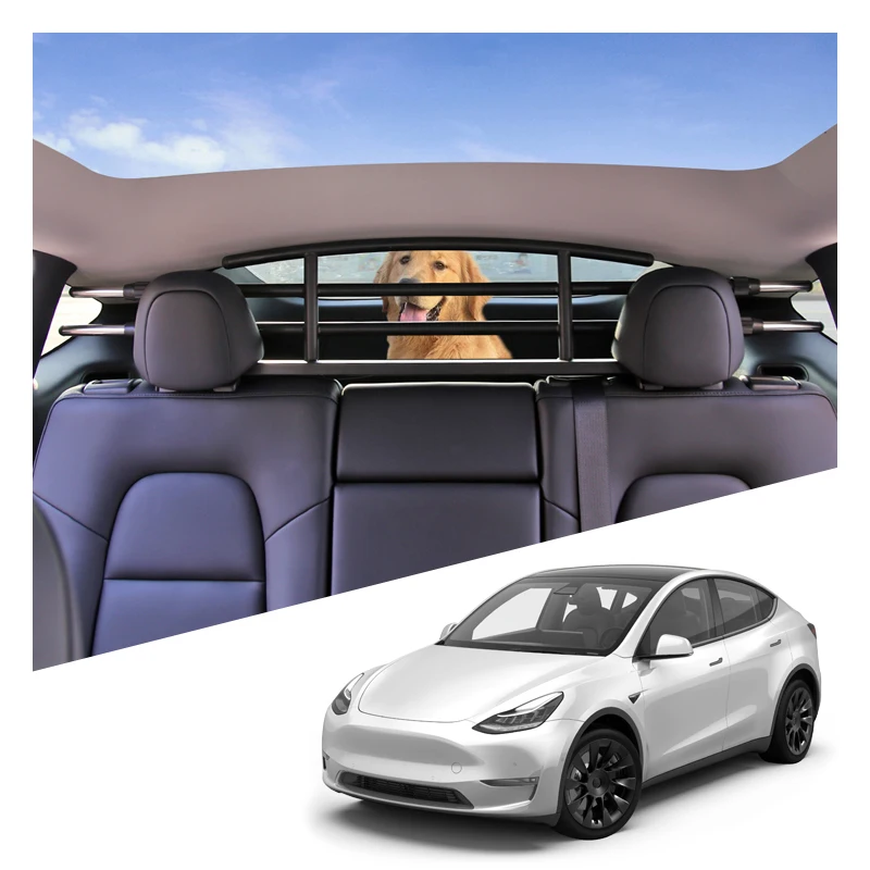 Car interior accessories Full Coverage Adjustable Large Pet Barrier Dog Car Barrier Rear seat fence For Tesla Model Y 2021
Car interior accessories Full Coverage Adjustable Large Pet Barrier Dog Car Barrier Rear seat fence For Tesla Model Y 2021