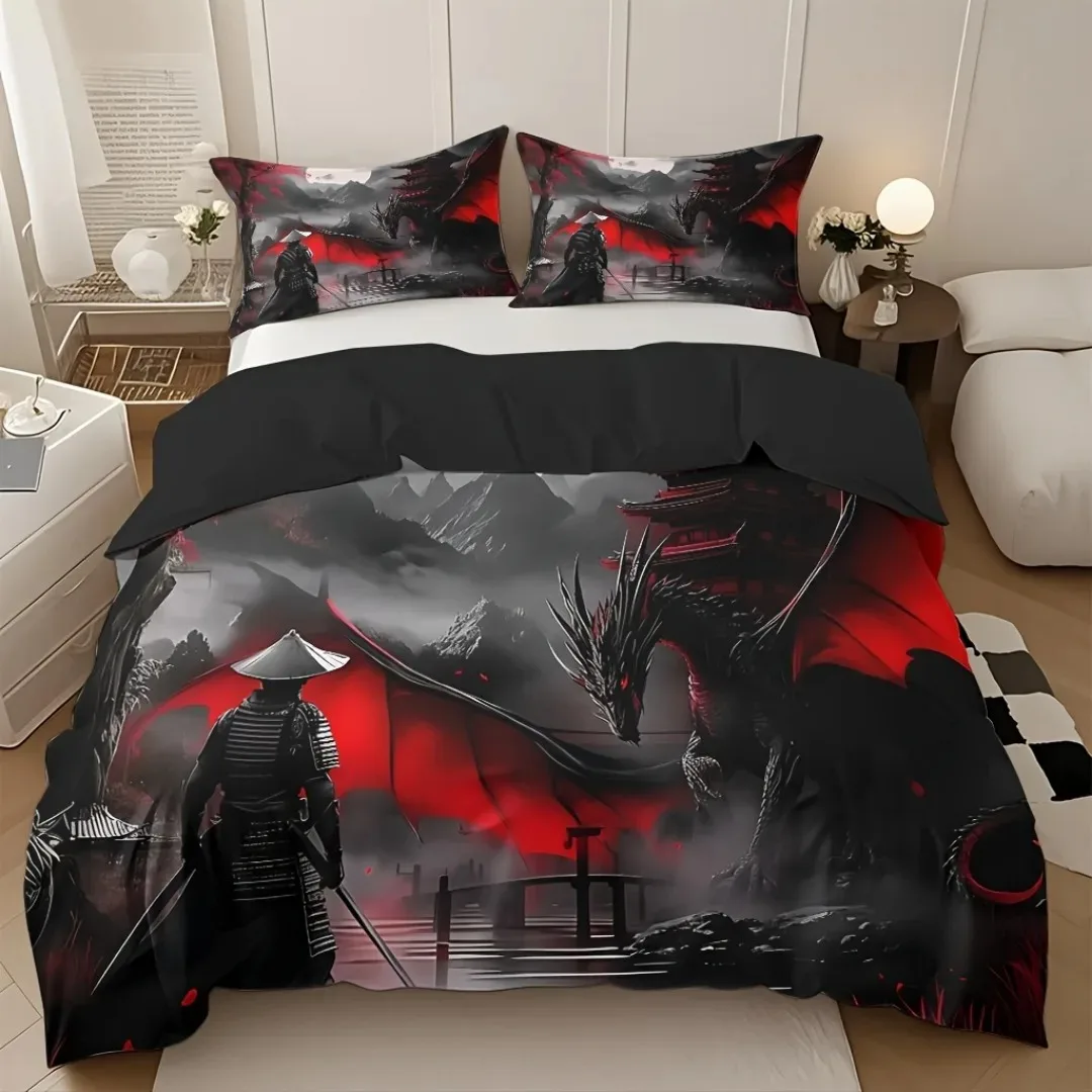 3pcs Dragon Slayer Warrior 3D Printed Bedding Set Comfortable Duvet Cover King Queen Twin Size Birthday Gift Bedroom Decoration
3pcs Dragon Slayer Warrior 3D Printed Bedding Set Comfortable Duvet Cover King Queen Twin Size Birthday Gift Bedroom Decoration