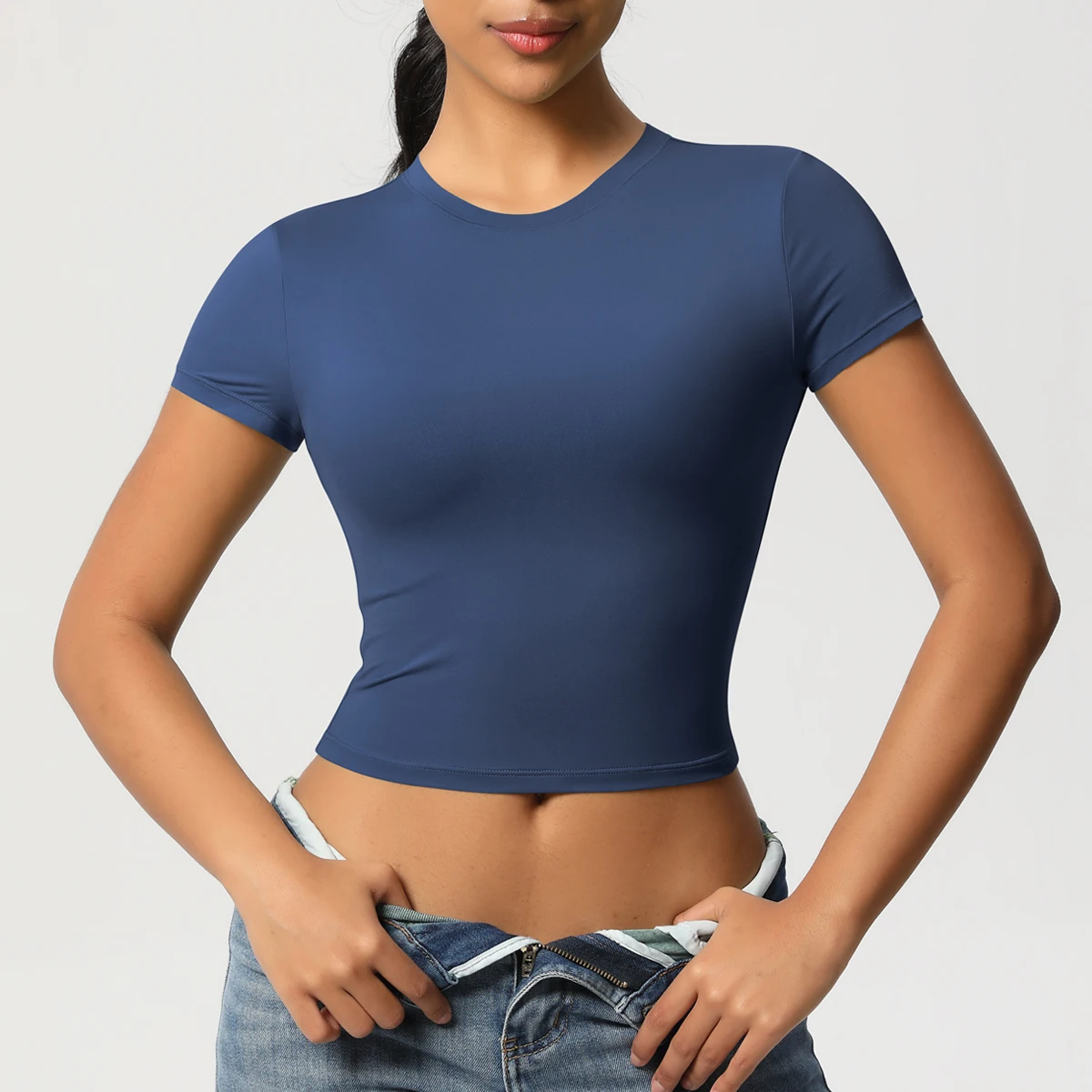 Women Sport Shirt Short Sleeve Gym Top Workout Clothes High Elastic Active Wear Femme Running Accessories Fitness Tshirt
Women Sport Shirt Short Sleeve Gym Top Workout Clothes High Elastic Active Wear Femme Running Accessories Fitness Tshirt