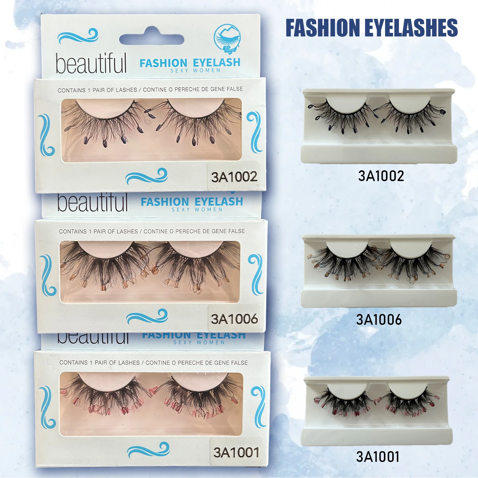 Shujiesi New product Oversized Colored Curly False Eyelashes 1-Pack Dramatic Lashes for Parties Festivals Stage Performances
Shujiesi New product Oversized Colored Curly False Eyelashes 1-Pack Dramatic Lashes for Parties Festivals Stage Performances
