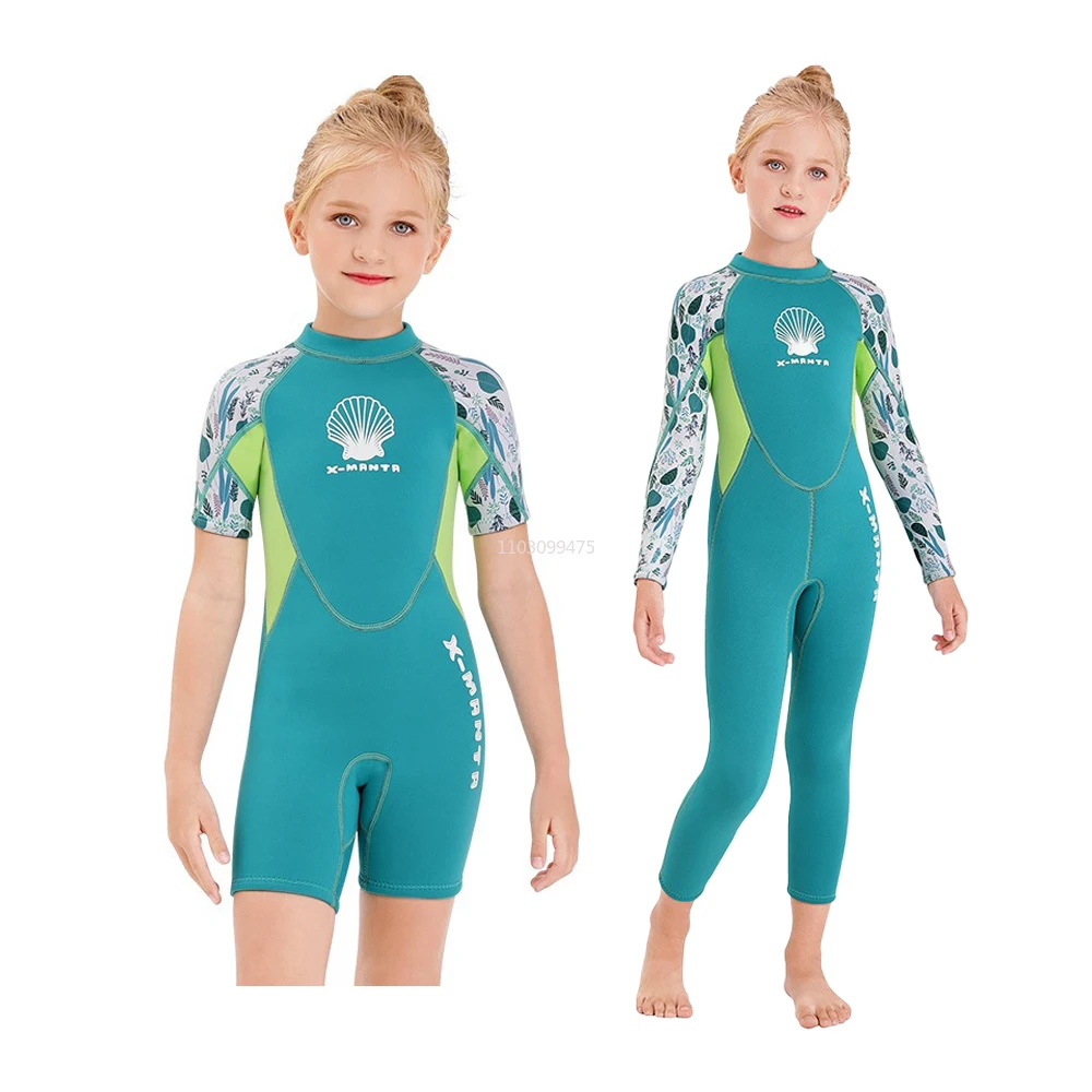 2.5MM Neoprene Girls Wetsuit Surf Suits High Elasticity Swimming Suit Short Sleeve Skinsuits Scuba Diving Snorkeling Rash Guards
2.5MM Neoprene Girls Wetsuit Surf Suits High Elasticity Swimming Suit Short Sleeve Skinsuits Scuba Diving Snorkeling Rash Guards