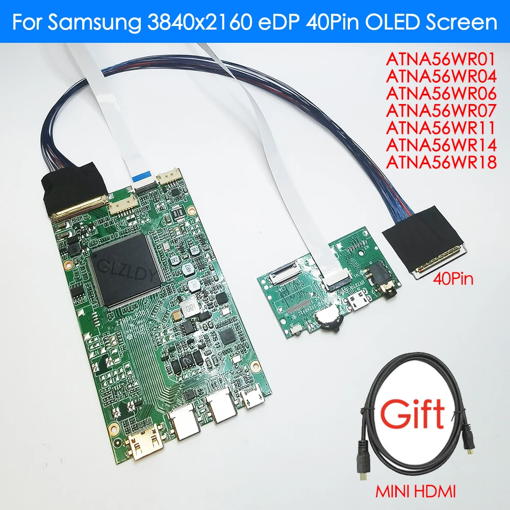 15.6 Inch 4K LCD Controller Board OLED Monitor controller board For ATNA56WR14 ATNA56WR15 ATNA56WR17 ATNA56WR18 OLED LCD panel
15.6 Inch 4K LCD Controller Board OLED Monitor controller board For ATNA56WR14 ATNA56WR15 ATNA56WR17 ATNA56WR18 OLED LCD panel