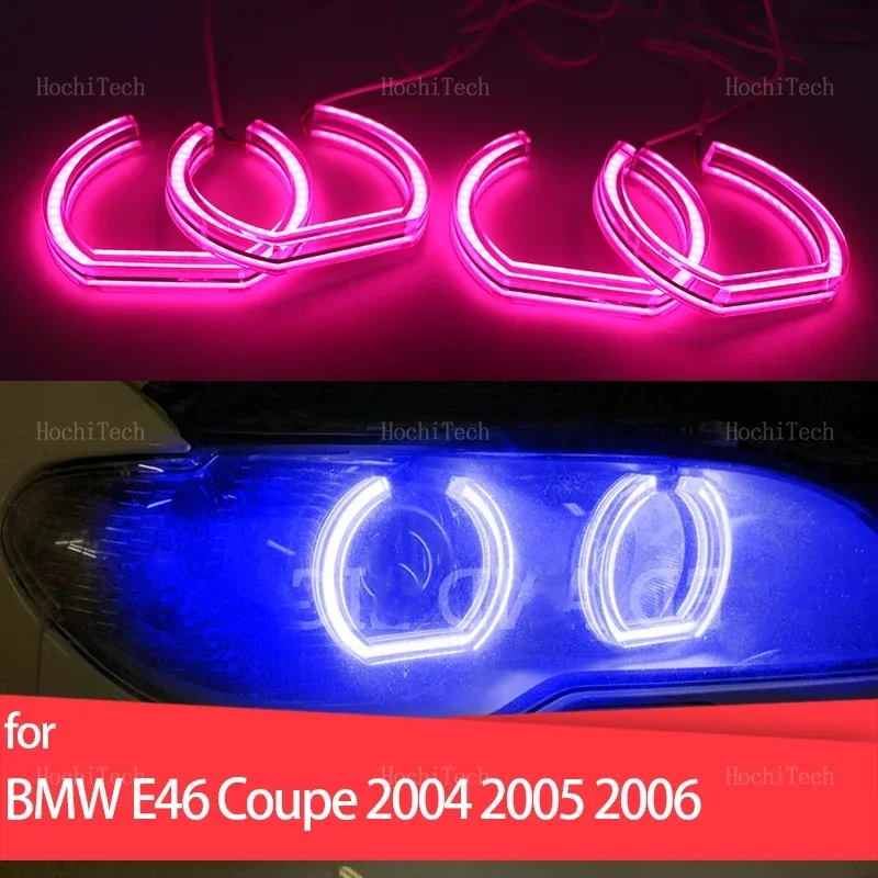 RGB многоцветные световые кольца APP control DRL LED Angel Eyes Kit для BMW E46 Convertible Coupe 2004 2005 2006 LCI ксеноновая фара
RGB многоцветные световые кольца APP control DRL LED Angel Eyes Kit для BMW E46 Convertible Coupe 2004 2005 2006 LCI ксеноновая фара