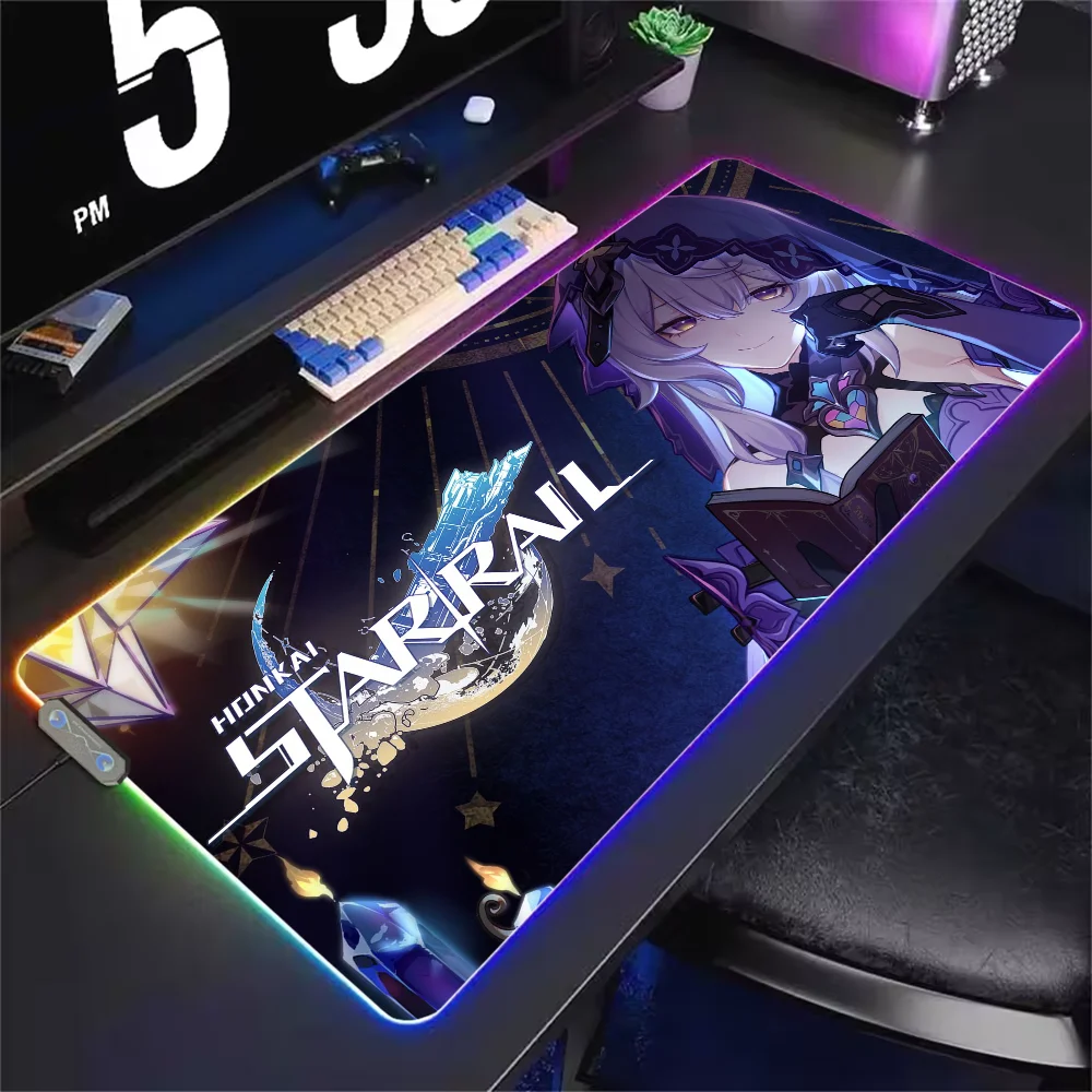 Game Honkai Star Rail Black Swan S Mouse Pad RGB LED Light Non-Slip Rubber Base Waterproof Office PC Home Best Price Desk-Mat US
Game Honkai Star Rail Black Swan S Mouse Pad RGB LED Light Non-Slip Rubber Base Waterproof Office PC Home Best Price Desk-Mat US