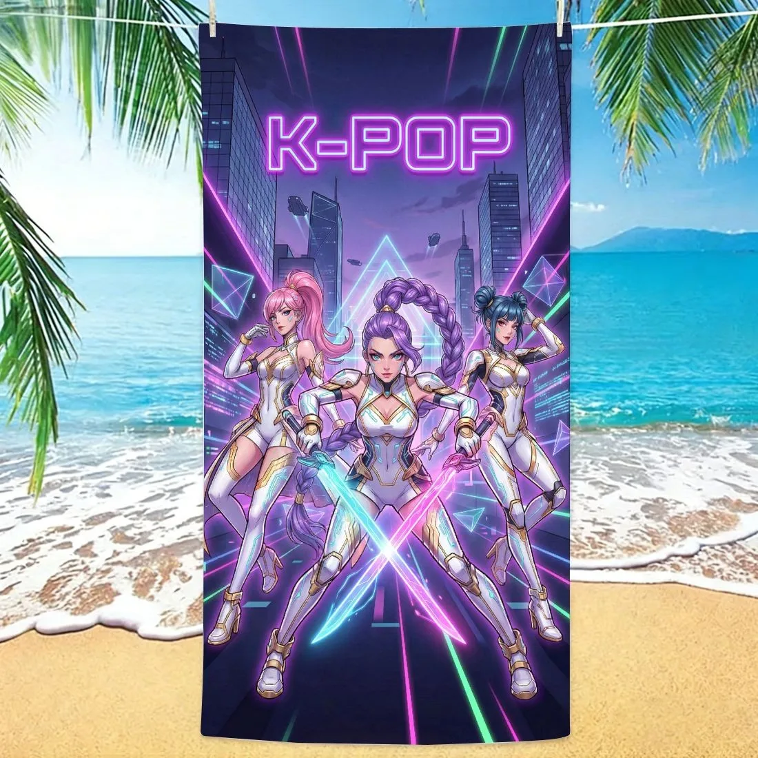 Пляжное полотенце K-Pop Group Cyberpunk Neon Future City, ультратонкое из микрофибры, увеличенного размера, быстросохнущее, устойчивое к песку, для пляжного отдыха и плавания
Пляжное полотенце K-Pop Group Cyberpunk Neon Future City, ультратонкое из микрофибры, увеличенного размера, быстросохнущее, устойчивое к песку, для пляжного отдыха и плавания