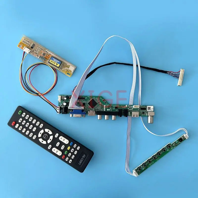 LCD Driver Board Fit B141XG08 B141XG09 B141XG10 B141XG13 30 Pin LVDS TV Analog 1024*768 1CCFL VGA+HDMI+AV+USB+IR Kit DIY Display
LCD Driver Board Fit B141XG08 B141XG09 B141XG10 B141XG13 30 Pin LVDS TV Analog 1024*768 1CCFL VGA+HDMI+AV+USB+IR Kit DIY Display