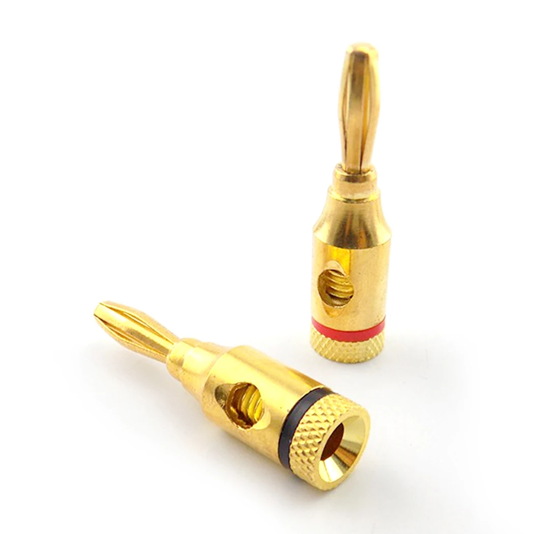 4mm 24k Gold-Plated Musical Cable Wire Banana Plug Audio Speaker Connector Plated Musical Speaker Cable Wire Pin Connector
4mm 24k Gold-Plated Musical Cable Wire Banana Plug Audio Speaker Connector Plated Musical Speaker Cable Wire Pin Connector