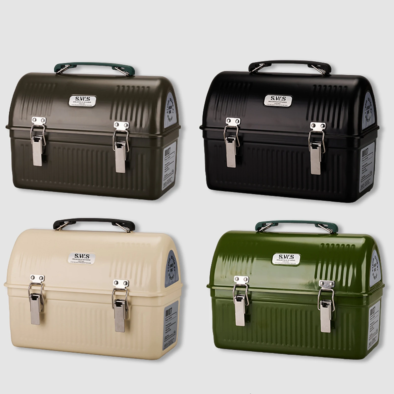 Классический ланч-бокс WELLHIKE SWS 9,5 л | Винтажный металлический ланчбокс | Прочный контейнер для еды с ручкой и защелкой | Магазины Еда, Напитки
Классический ланч-бокс WELLHIKE SWS 9,5 л | Винтажный металлический ланчбокс | Прочный контейнер для еды с ручкой и защелкой | Магазины Еда, Напитки