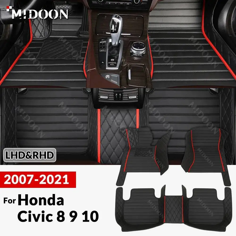 New styles! For Honda Civic 8 9 10 2007-2021 20 19 18 17 16 Custom Car Floor Mat Auto Carpet Cover Interior Details Accessories
New styles! For Honda Civic 8 9 10 2007-2021 20 19 18 17 16 Custom Car Floor Mat Auto Carpet Cover Interior Details Accessories