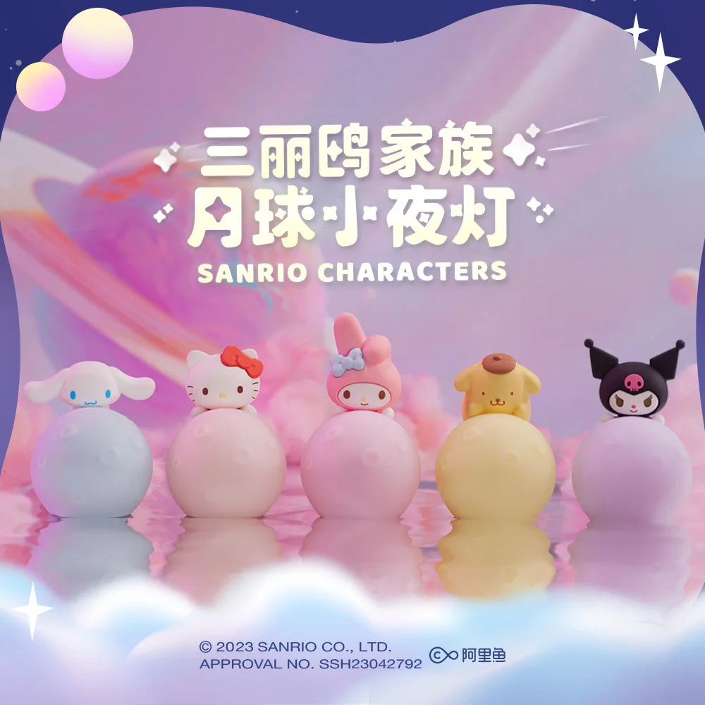 Ночник Sanrio, светящаяся ручная работа, Yugui Dog Kuromi, кукла, украшение, загадочная слепая коробка, игрушка для девочек, подарок на день рождения 
Ночник Sanrio, светящаяся ручная работа, Yugui Dog Kuromi, кукла, украшение, загадочная слепая коробка, игрушка для девочек, подарок на день рождения