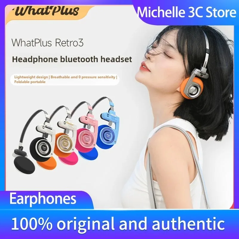 RETRO Bluetooth Retro Headset Portable Compact Wireless Headset Photo Girl Gift Color
RETRO Bluetooth Retro Headset Portable Compact Wireless Headset Photo Girl Gift Color